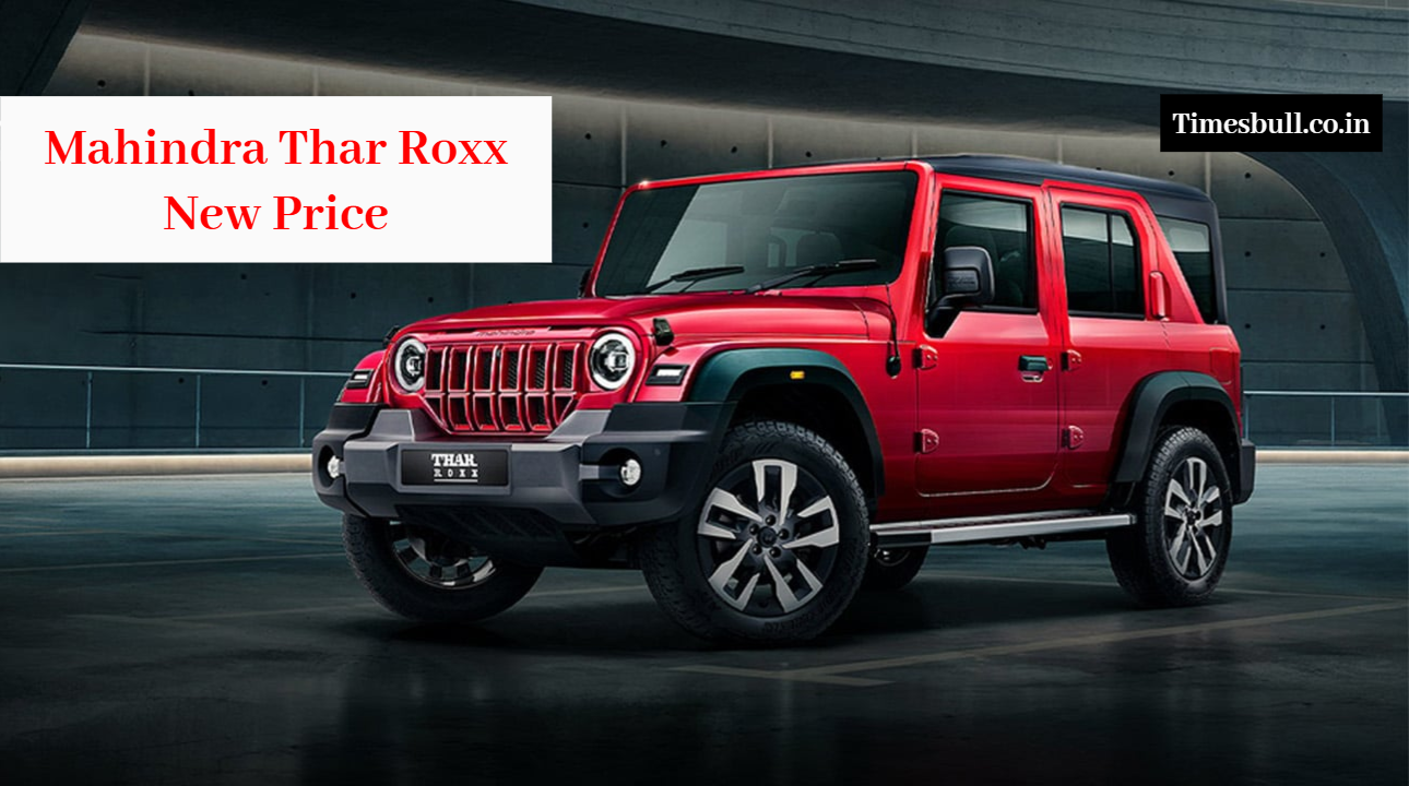 Mahindra Thar Roxx New Price