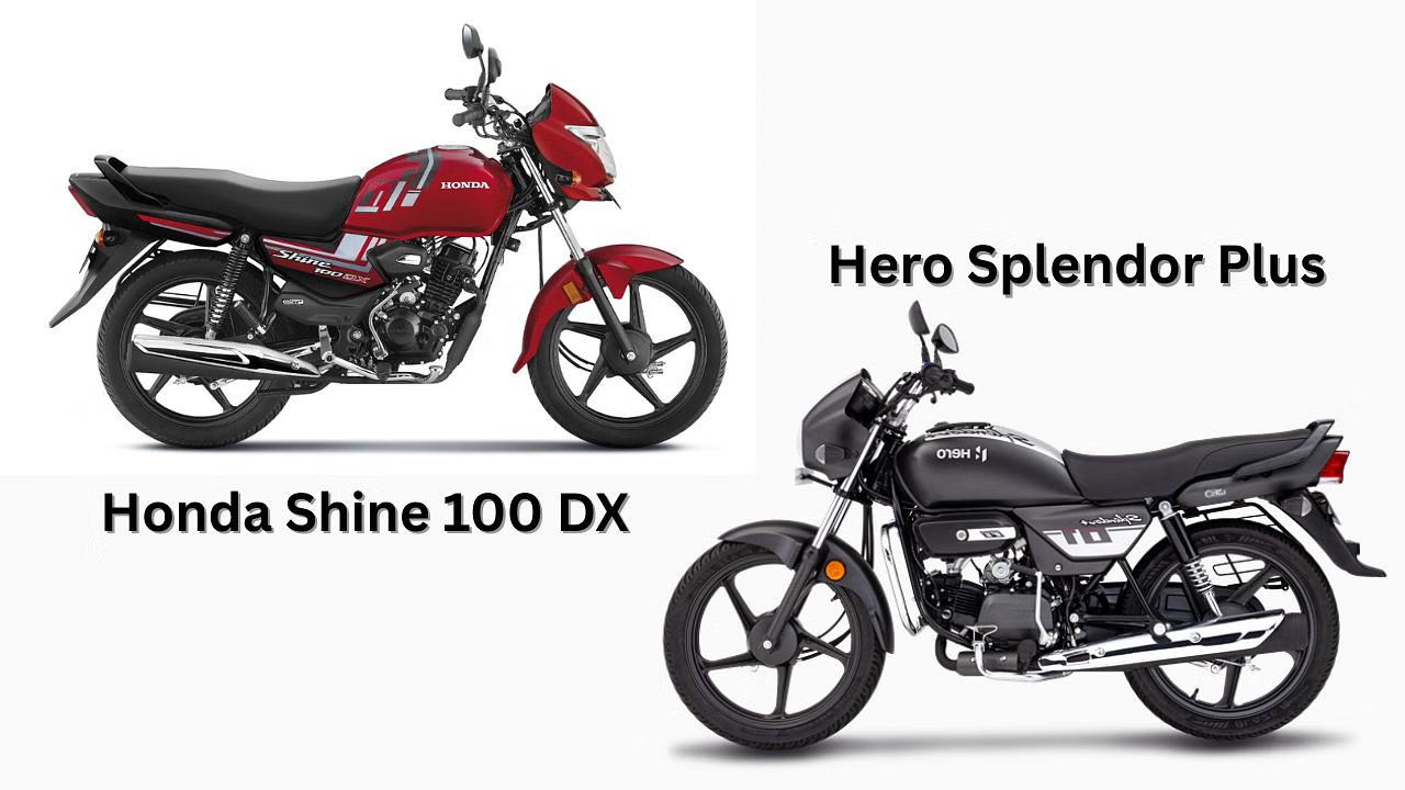 Hero Splendor+ and Honda Shine 100 DX