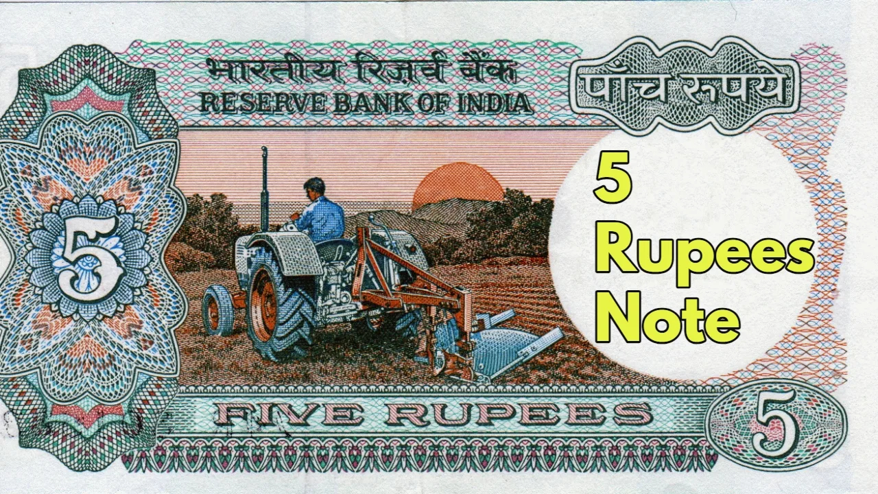old 5 rupee note sell